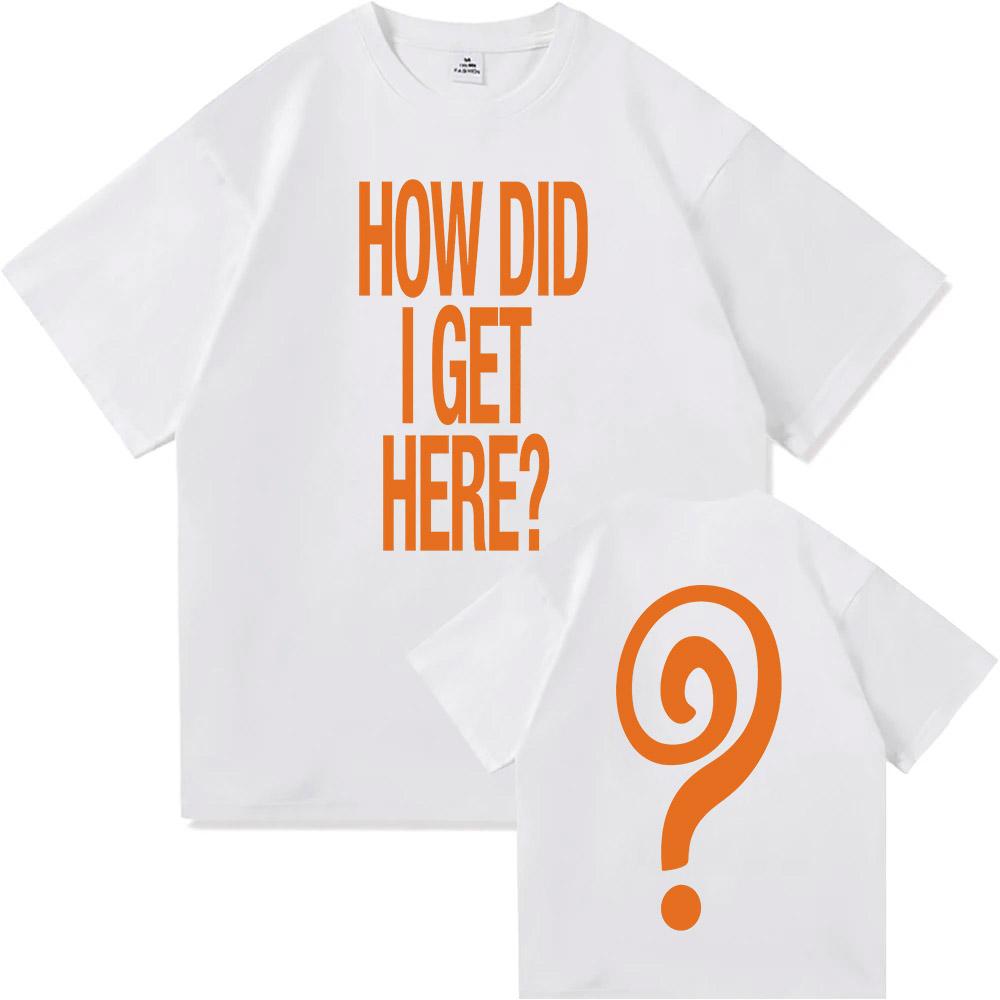 Louis Tomlinson How Did I Get Here Tour 2026 Print Vintage T Shirt Fashion Unisex Unisex Hiphop Harajuku Cotton Casual Tshirs Tops