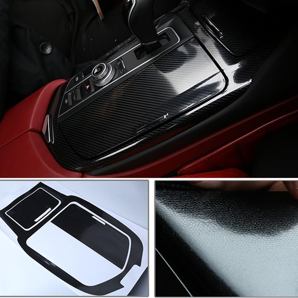 Center Console Gear Shift Panel Trim Dashboard Door Panel Decal for Maserati Levante 2016-2019 Car Stickers Interior Accessories
