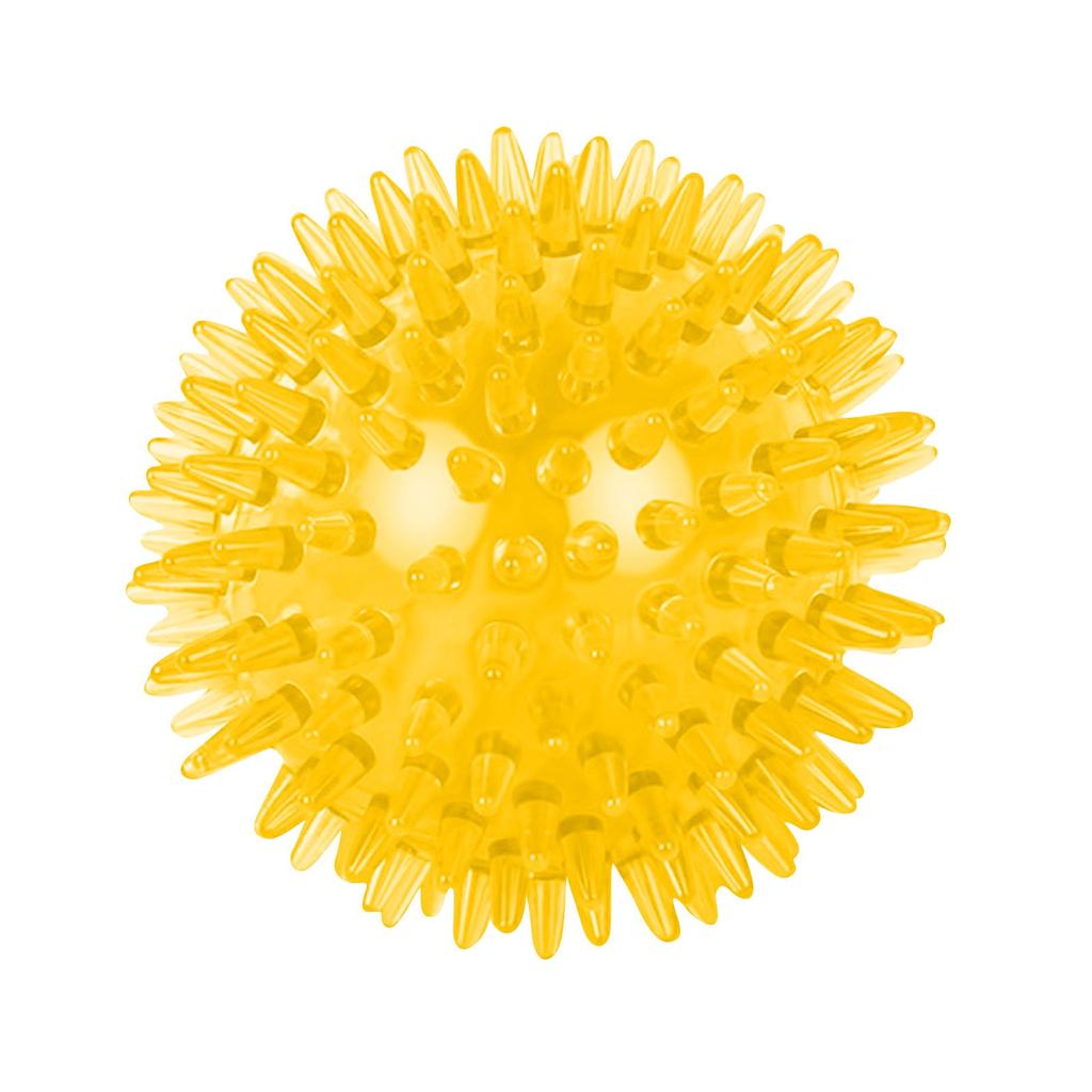 Toy Ball High Elastic Squeaking Sound Pointed Spike Ball Floating Water Resistant Cleaning Teeth Dog Toy Ball