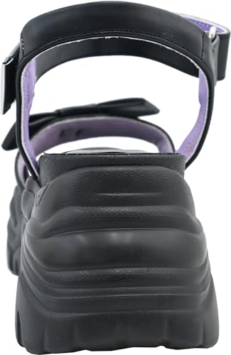 [Ёсуке] Босоножки на платформе с ремешком