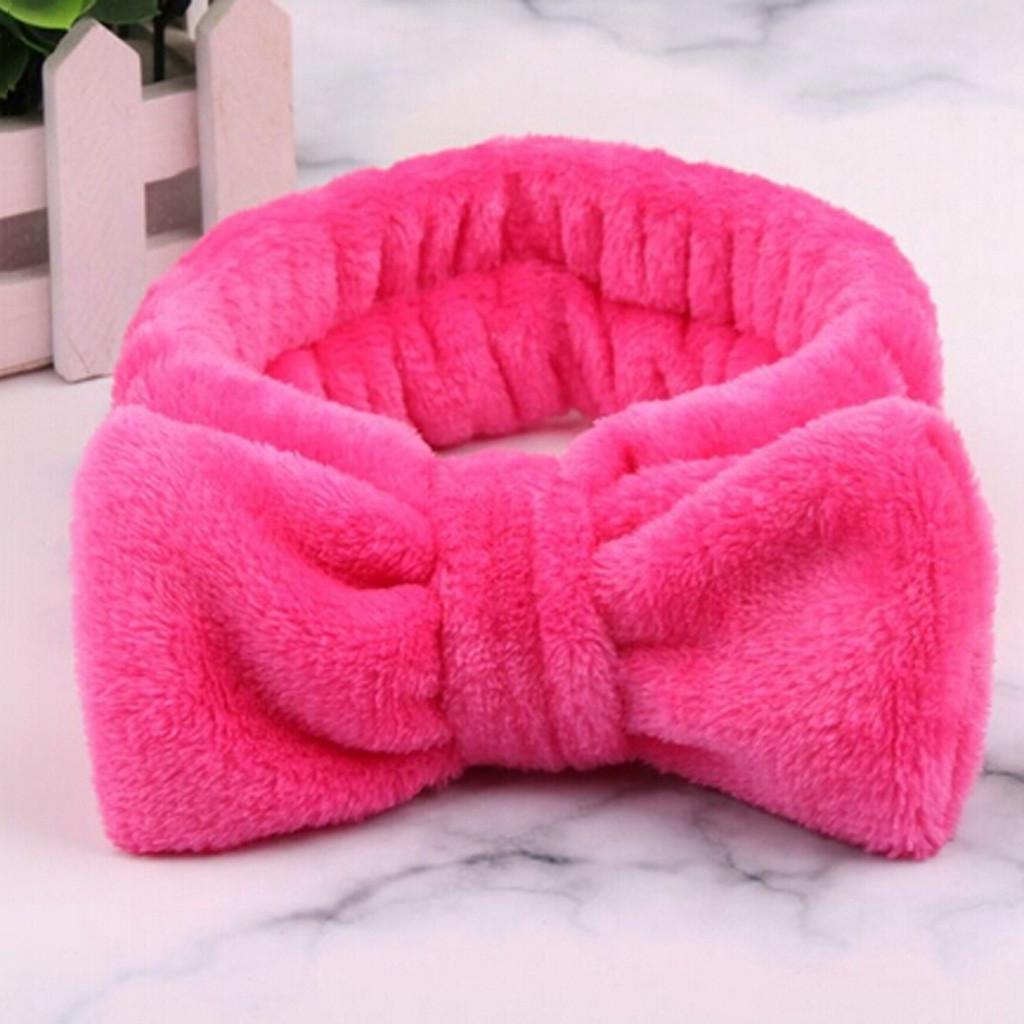 Модная бархатная повязка для волос с однотонным бантом, женское кольцо для волос, обруч для девочек, повязка на голову для девочек