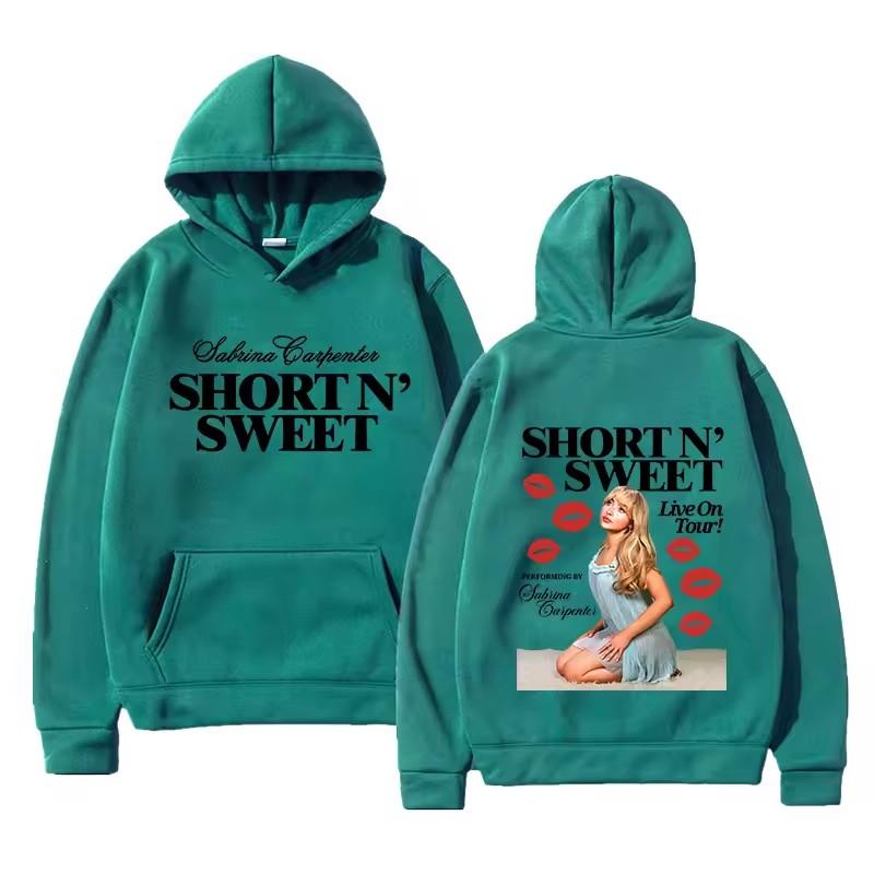 Sabrina Carpenter Live on Tour 2024 Hoodie Fashion Unisex Harajuku Hip Hop Hoodies Autumn Winter Vintage Pullovers