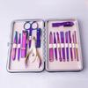 15 Pcs Stainless Steel Manicure Set Household Stainless Steel Manicure Kit Nail Clippers Cuticle Cleaning Pedicure Care Tools