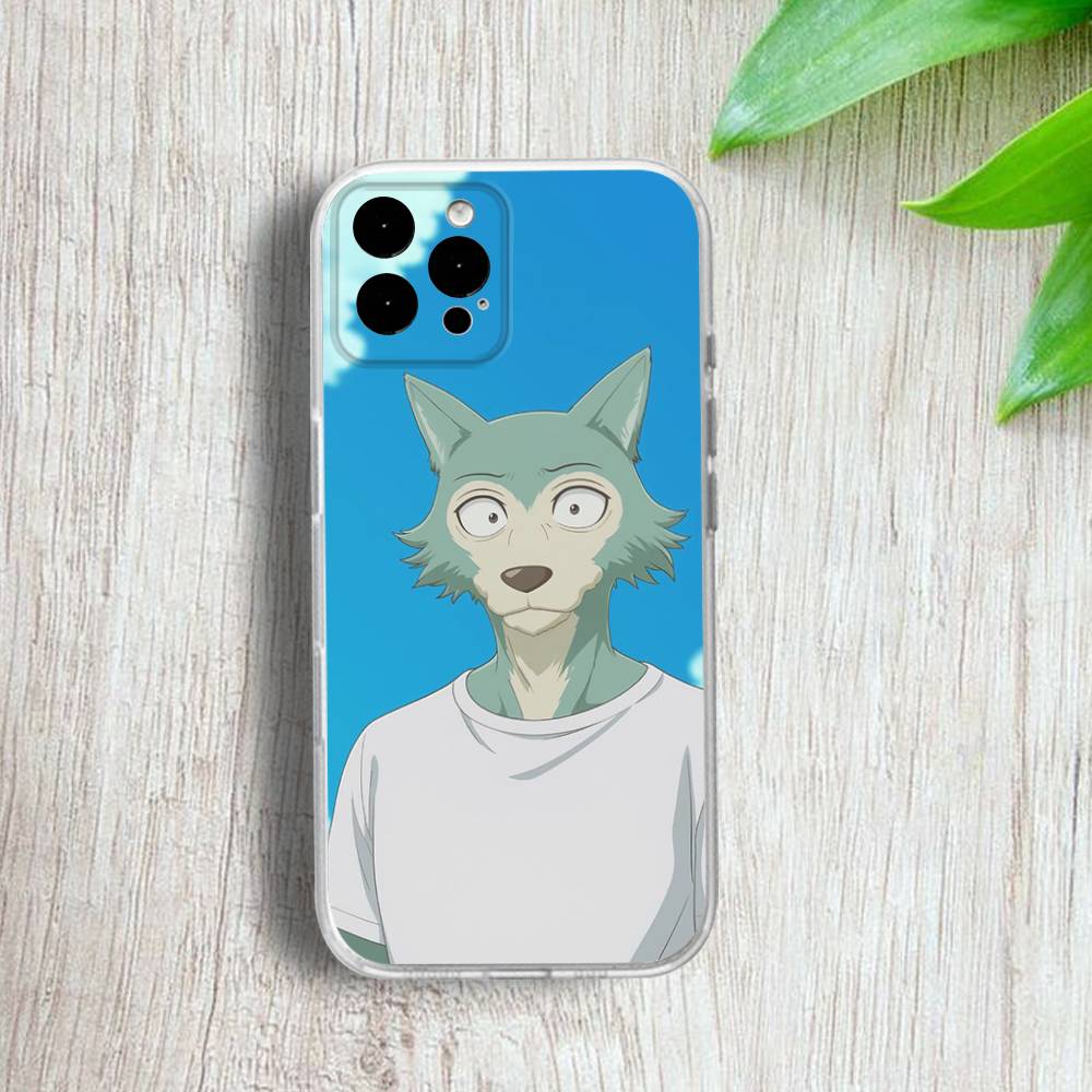C-Cute B-Beastars Аниме Чехол для телефона для iPhone 17,16,15,14,13,12,11 Pro,Max,Plus,X,XS,XR,SE4,E Mini Прозрачный Мягкий Чехол