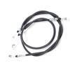 2PCS Rear Brake Cable Left Right 54005‑1201 54005‑1202 Replacement for Kawasaki Mule Gasoline Diesel 2x4 4x4