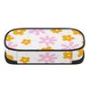 Pen Case Wear Resistant Polyester High Capacity Secure Zipper with Main Compartment Mesh Pocket and Pen Slots for Daily School Use