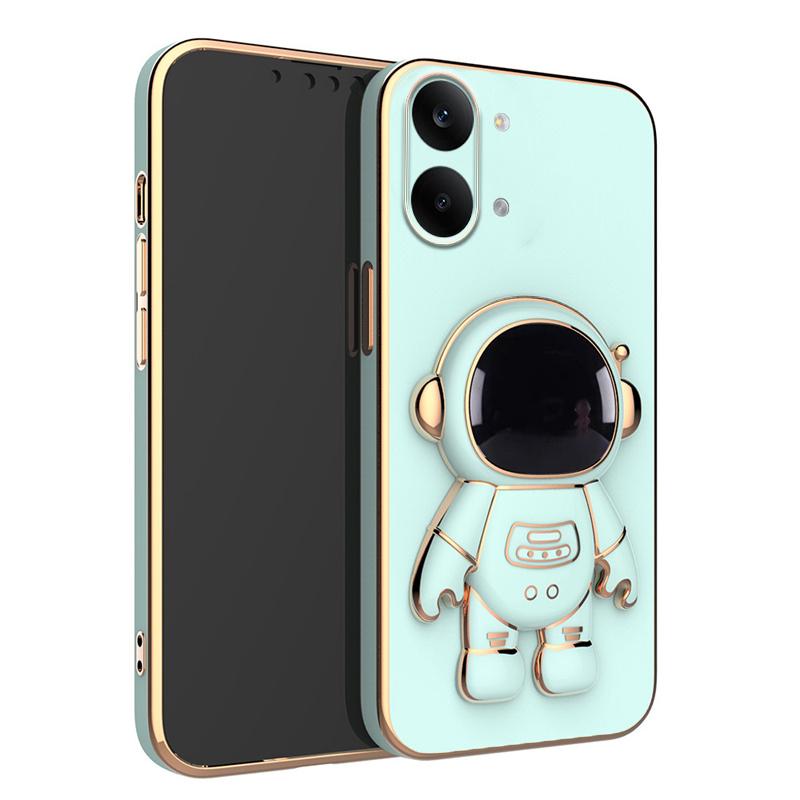 Для Xiaomi Poco X8 Pro Чехол Сияющий Астронавт Космонавт Держатель-подставка Дизайн мягкое покрытие Для Xiaomi Poco X8 Pro Задняя крышка
