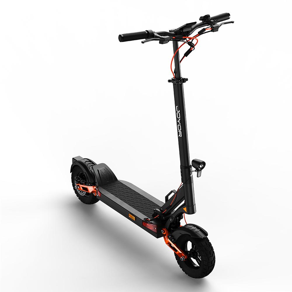 Joyor T6 Black 600W Motor 48V18AH Battery 10 Inch Inflatable Tire Front and Rear Disc Brake Aluminum Alloy Frame Electric Scooter