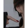 Earrings Women's Mobius Earrings Ear Buckles, Ear Holes Earrings, Plain Rings Niche Design Earrings