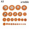 1 комплект подушек для саксофона Универсальные подушки для саксофона Подушки из натуральной козьей кожи для саксофона Запасные части для альт-, тенор-, сопрано-саксофона