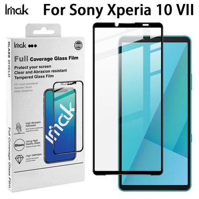 Для Sony Xperia 10 VII Стекло IMAK Полное покрытие Закаленная стеклянная пленка Серия Pro+