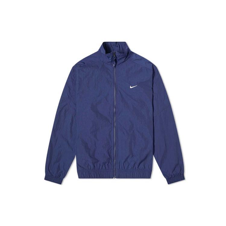 Nike Nrg Track Stand-Up Collar Jacket Men Jackets Blue CD6543-410