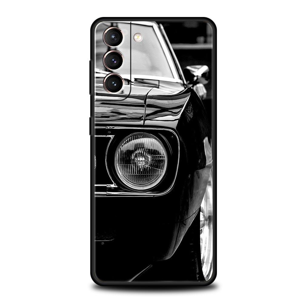 Классический Винтажный Старый Ретро Автомобиль Чехол для Телефона Для Samsung Galaxy S24 S23 S22 S20 Ultra S21 FE 5G S10 S9 Plus S10E S8 Мягкий Чехол