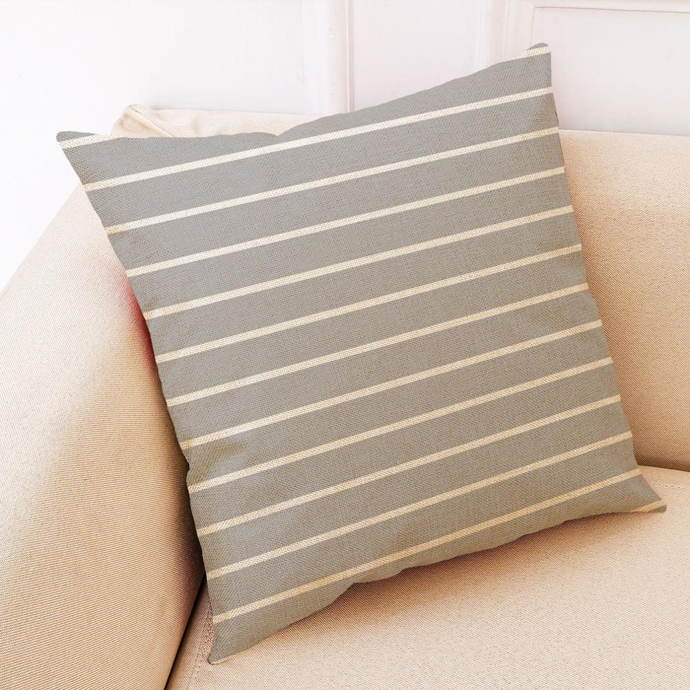 Geometric Gray Cushion Pillowcase Geometry Decorative Yellow Pillow Creative Home Decoration for Sofa Cushions Customized