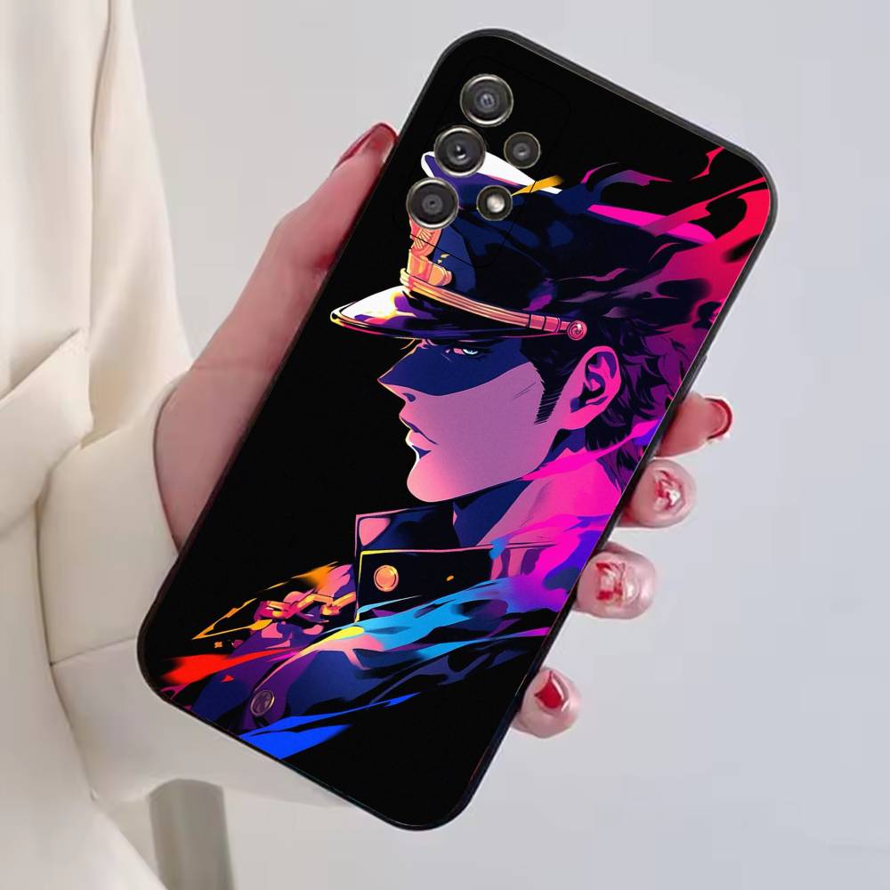 Чехол для телефона K-Kujo Jotaro Anime J-JOJO для Samsung S25, S24, S21, S22, S23, S30, Ultra, S20, Plus, Fe, Мягкий силиконовый черный чехол