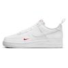 Air Force 1 07 Red Mini Swoosh Men Sneakers White University-Red FZ7187-100