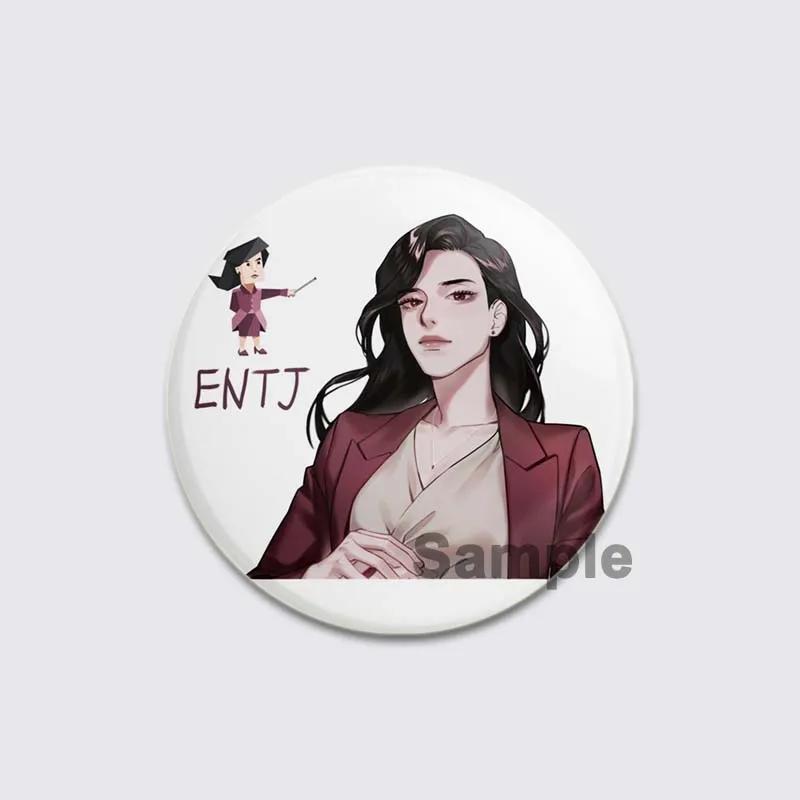 32/44/58 мм 58 мм 16 значков типов личности MBTI значок психологии ручной работы из жести броши нагрудный значок для рюкзака одежда подарочный аксессуар