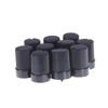 10 Pcs Black Plastic Potentiometer Rotary Control Knobs Caps For 6Mm Dia Shaft