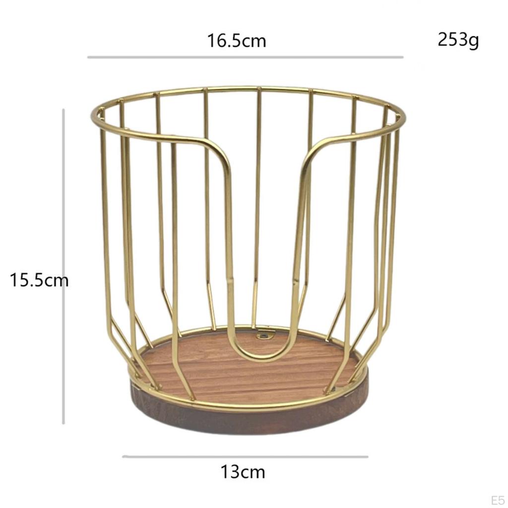 Держатель для кофе Диспенсер Металлическая проволочная корзина для хранения Контейнер для столешницы Офисный дом