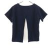 Persodea Blue Label Short Sleeve Layered Cut L Navy Women Used