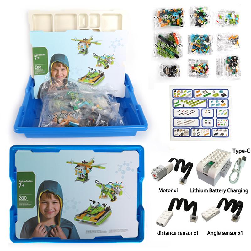 НОВЫЙ WeDo 3.0 Робототехника Строительный набор STEAM для Scratch 3.0 Wedo 2.0 Основной набор Строительные блоки Технические кирпичи Развивающие игрушки
