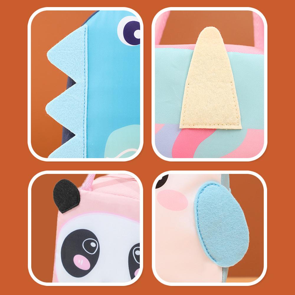 3D Милая Мультяшная Сумка для Ланча для Студентов - Изолированный Термоконтейнер для Еды, Портативная Ручная Сумка-Тоут для Еды с Карманом для Поддержания Тепла