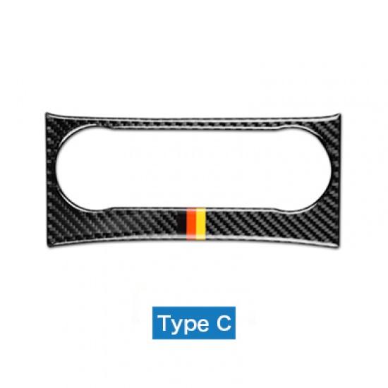 Airspeed для Mercedes Benz C Class W204 Аксессуары 2010-2013 Карбоновый салон автомобиля Центральная консоль Панель Крышка Отделка