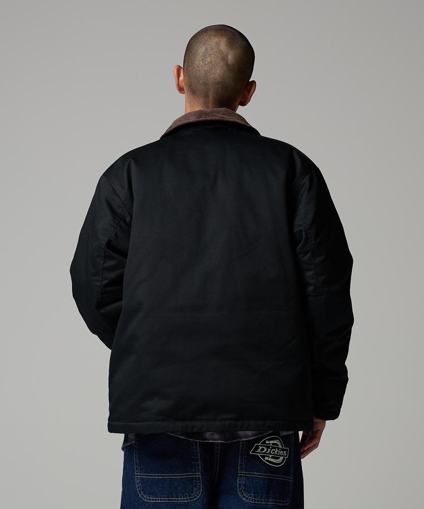 Dickies Утепленная куртка Eisenhower с вельветовым воротником, черная