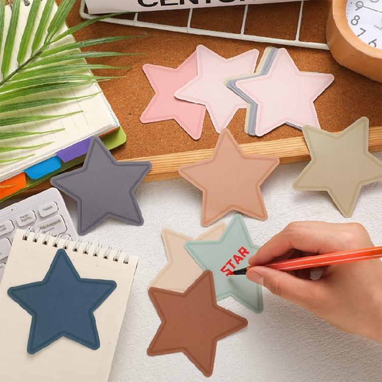 108Counts Star Cutouts Assorted Color Star Die Cut for Bulletin Board Classroom Wall Decoration School Art Craft Project