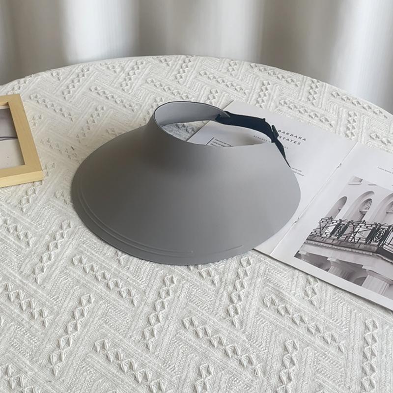 Летняя бесшовная цельнокроеная шляпа от солнца детская с широкими полями защита от УФ-лучей шляпа с открытым верхом для улицы повседневная универсальная шляпа от солнца