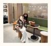 Women's 2024 Winter Korean Plaid Cotton-Padded Jacket - Loose, Casual Lapel Style