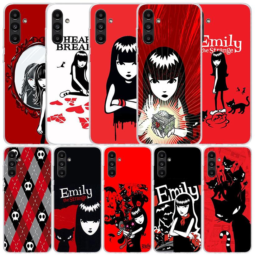 Чехол-комикс Emily The Strange для телефона Samsung Galaxy A17 A37 A57 A16 A26 A36 A56 A15 A14 A55 Чехол для телефона A13 A53 A25 A35 A24 A34 A23