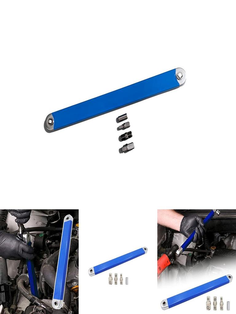 High Carbon Steel 15-inch Offset Extension Wrench Multi-functional Adjustable Tool