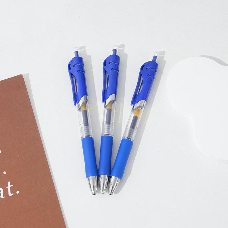 K35 Red Quick-Dry Ballpoint Pen - 0.5mm Bullet Tip, Boxed for Students & Signatures