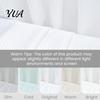 Translucent Mesh Top Shower Curtain No Hook Curtain, Waterproof with Snap-on Liner, Heavy Duty Top, Machine Washable Divider for Bathroom RV