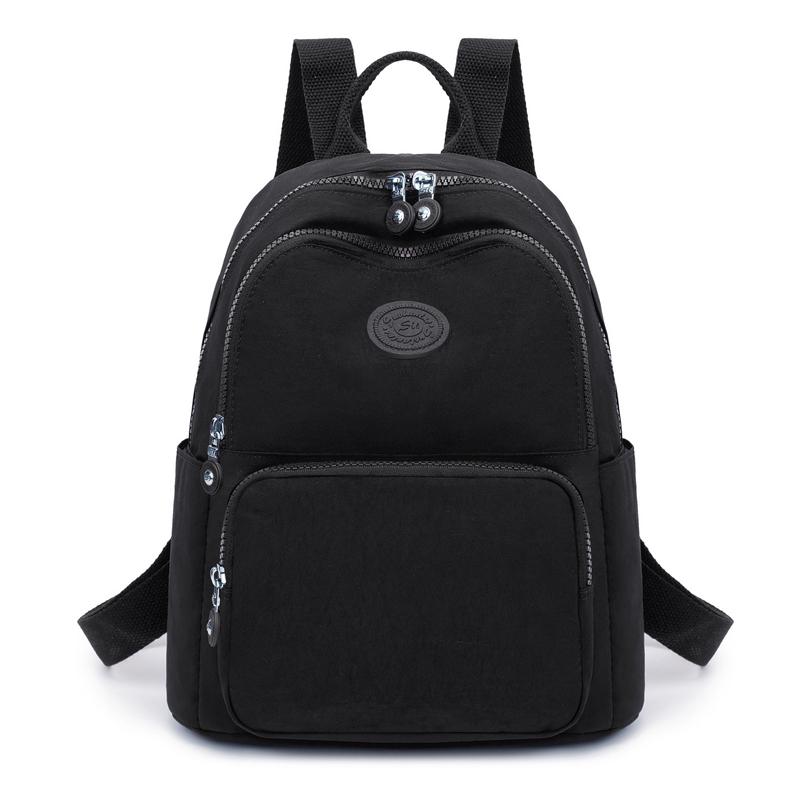 Nylon Women's Backpack Student Schoolbag Mother Travel Bag