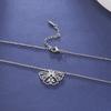 Винтажные подвески-ожерелья с фазами Луны и Лунной Бабочкой для женщин, из нержавеющей стали, с индивидуальным дизайном, готическая бижутерия-бабочка, подарки