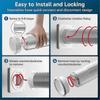 Dryer Vent Connector, Twist Lock Dryer Hose Vent Kit with Quick Connect & Disconnect, Dryer Vent wi
