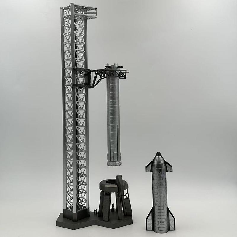 Масштаб 1/400 Ракета SpaceX Dragon Heavy Falcon Starship Литой металлический модель-игрушка