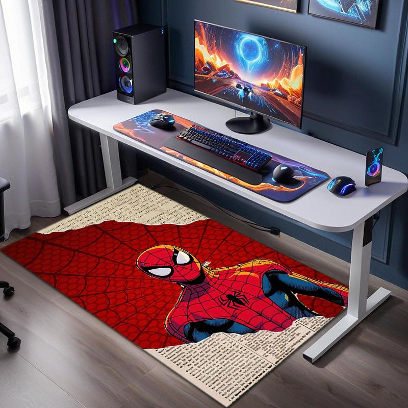 1PC Spider-Man Rug - home decoration Carpet For Living Room Bedroom Flooring Computer Chair Area Rug