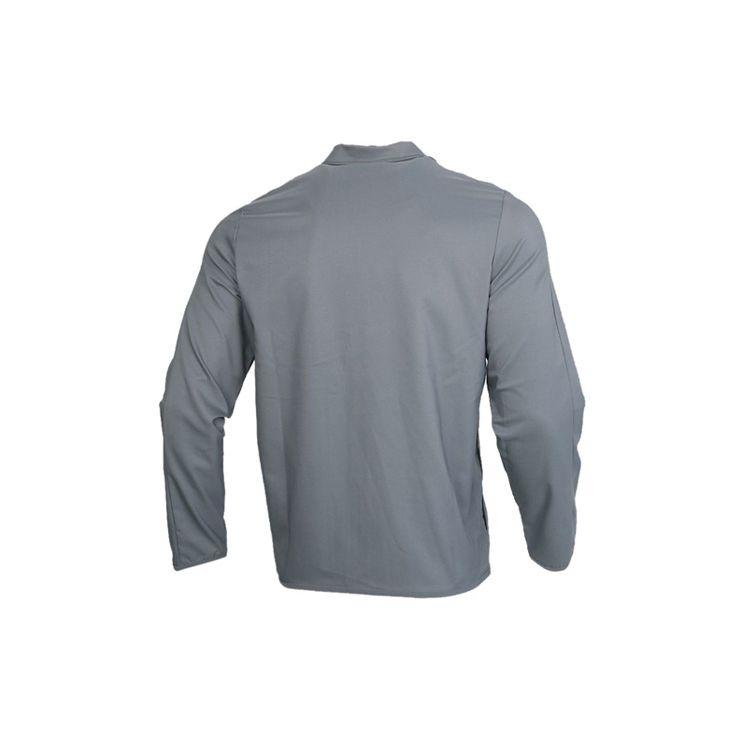 Nike Мужская тренировочная куртка Dri-FIT Team Woven дымчато-серая с черным CU4954-084