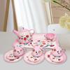 Metal Material Teapot Kitchen Toy Role Play Afternoon Tea Pretend Play  Boys Girls