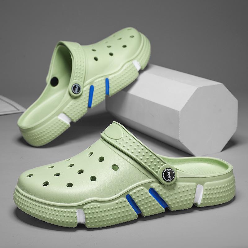Мужские модные садовые клоги с мягкой подошвой и вентиляцией для пляжа или улицы