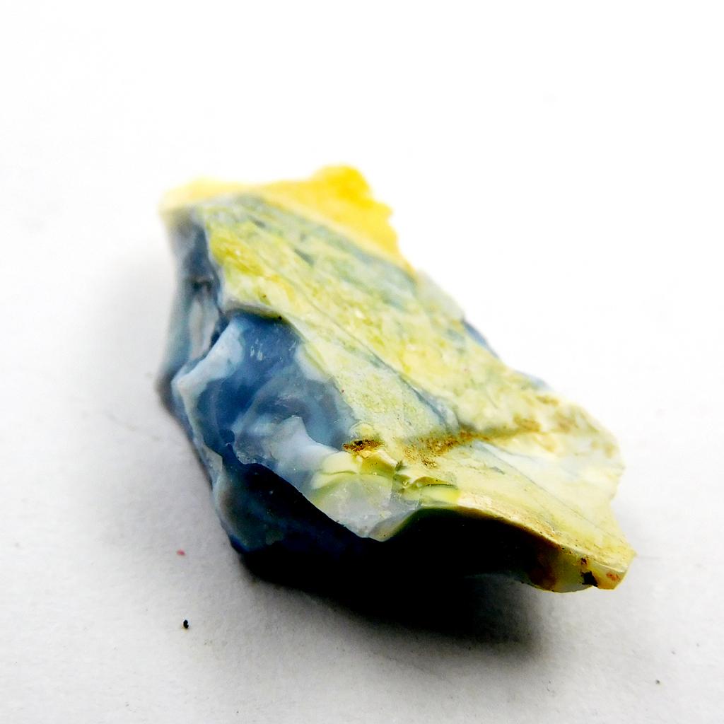 Natural Blue Opal Loose Gemstone Real 13.10 ct Uncut Raw Rough October Birthday Birthstone