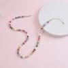 Bohemian Beach Necklace, Colored Natural Gemstone Abacus Beads, Necklace Bracelet Set, Women's Freshwater Pearl Lock, Bone Chain