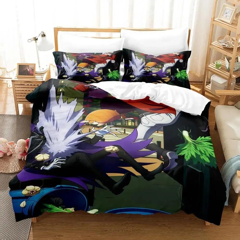 The Vampire Dies In No Time 2 Bedding Set Cartoon Anime Adult Kid Bedroom Duvet Cover Sets 3D Print Kawaii Anime
