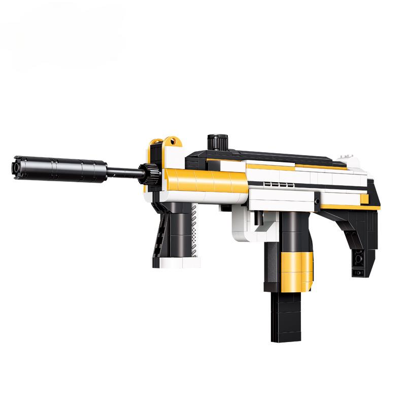 Creative 3 Ways To Play Supergun Pistol Assembly Boy Assembling Building Blocks Toy Gift No Box