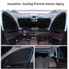 For Mercedes-Benz Viano Vito Extra-Long 2003~2014 2004 Car Skylight Sunshade Windshield Sun Shade Protector Parasol Accessories