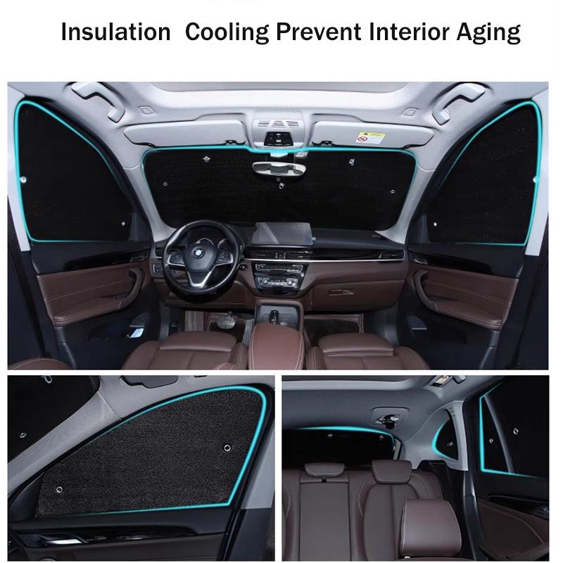 For Mercedes-Benz Viano Vito Extra-Long 2003~2014 2004 Car Skylight Sunshade Windshield Sun Shade Protector Parasol Accessories