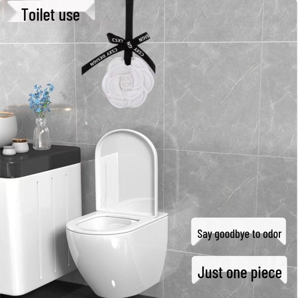 Камелия Гипсовый Аромадиффузор: Подвесное украшение для шкафа и ароматизатор для автомобиля